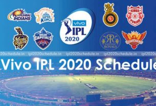 IPL 2020 schedule