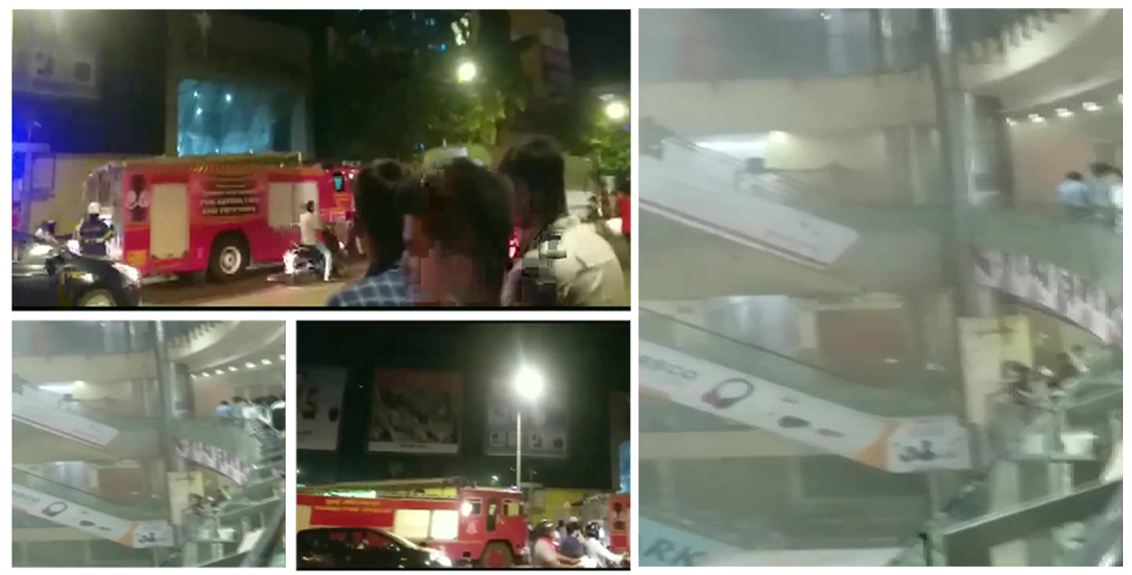 Fire breaks out at a mall in Mumbai