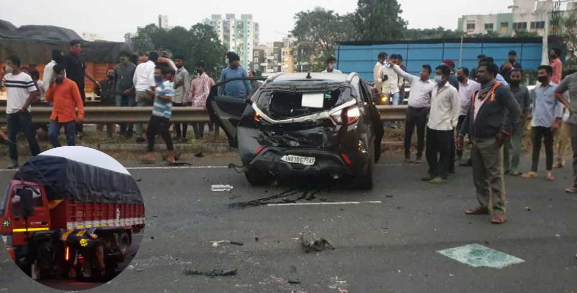 Accident Near Navale Bridge In Pune