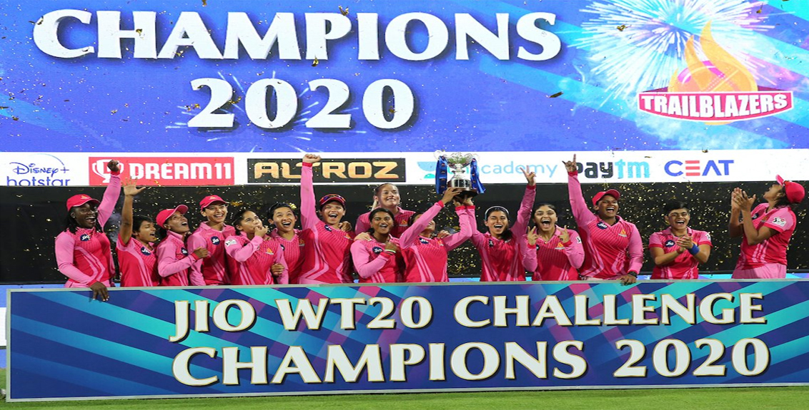cricket womens ipl 2020 trailblazers beat supernovas