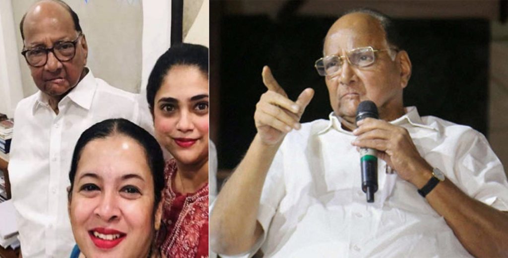 Sharad Pawar revealed about the photo with Naik's family