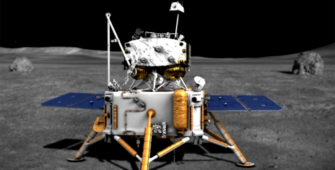 Chinese spacecraft lands on the moon