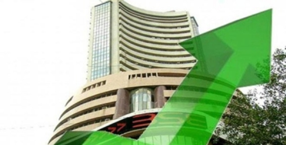 The Sensex today hit a record high of 52,000 points
