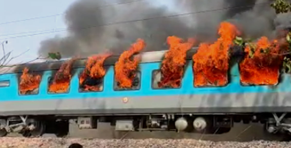 Delhi-Dehradun Shatabdi Express caught fire