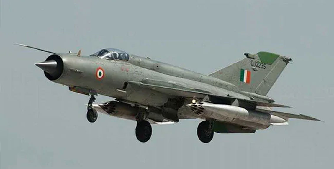 Indian Air Force MiG-21 Bison plane crashes