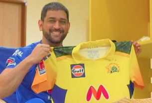 CSK team's new jersey for this year's IPL