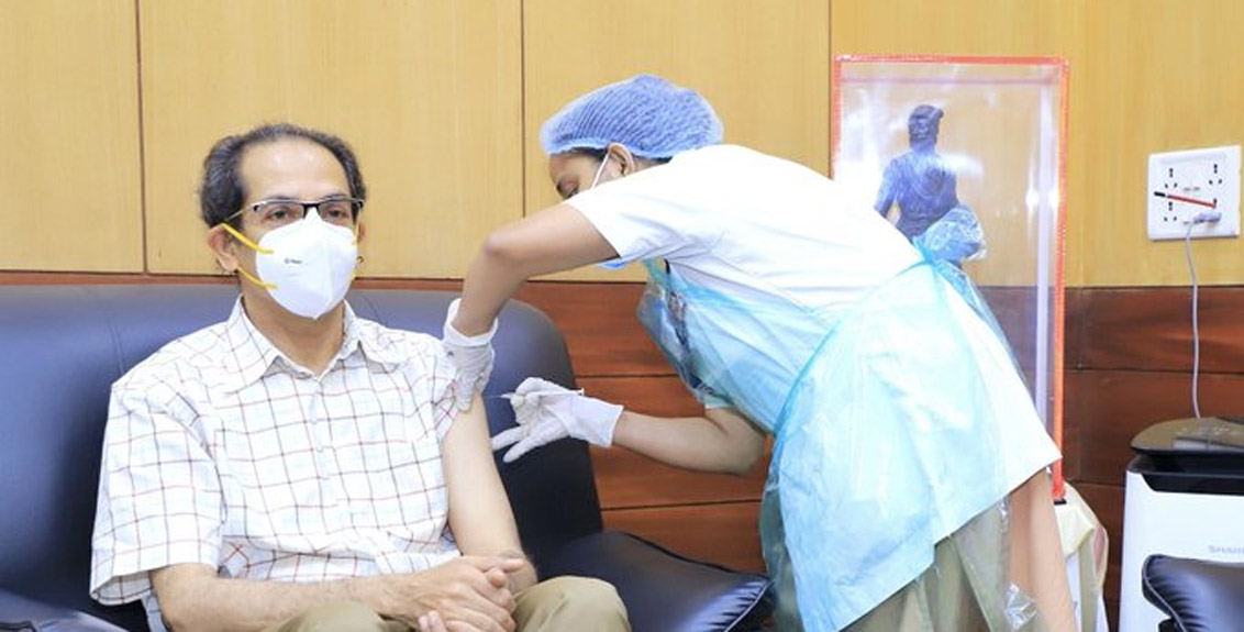 Chief Minister Uddhav Thackeray today took the second dose of Corona vaccine
