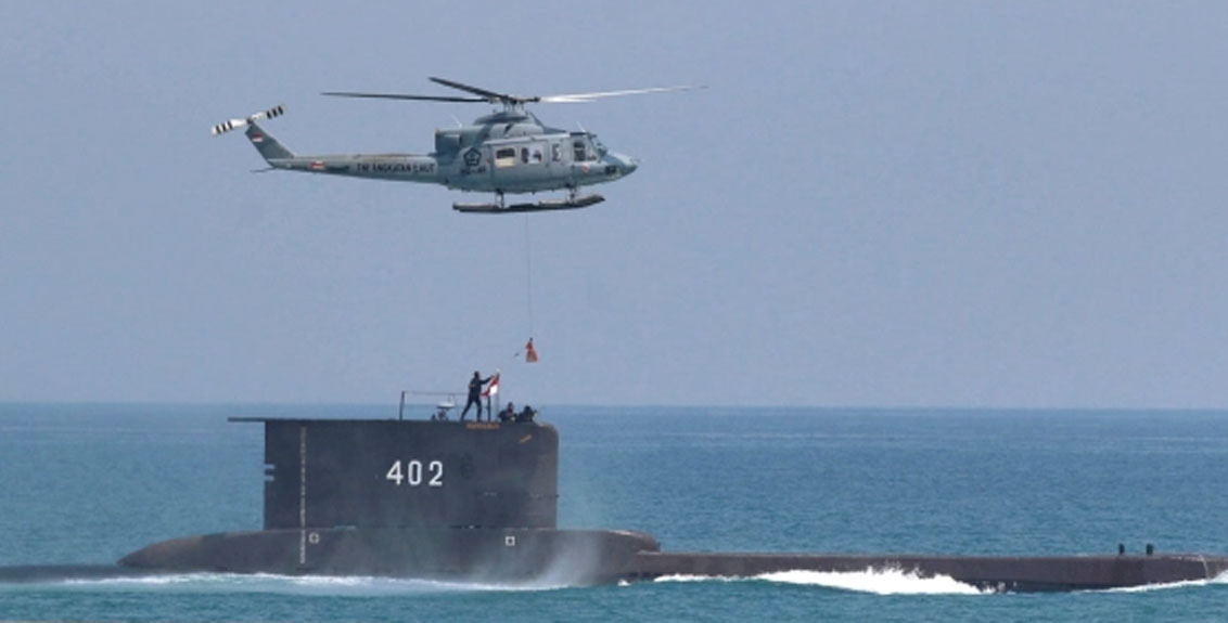 Indonesian Navy Searches For Missing Submarine With 53 People On Board