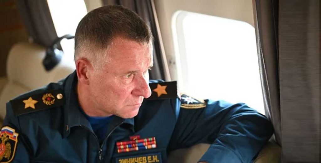 Russian Emergency Minister Zinichev dies while saving a person's life during drills