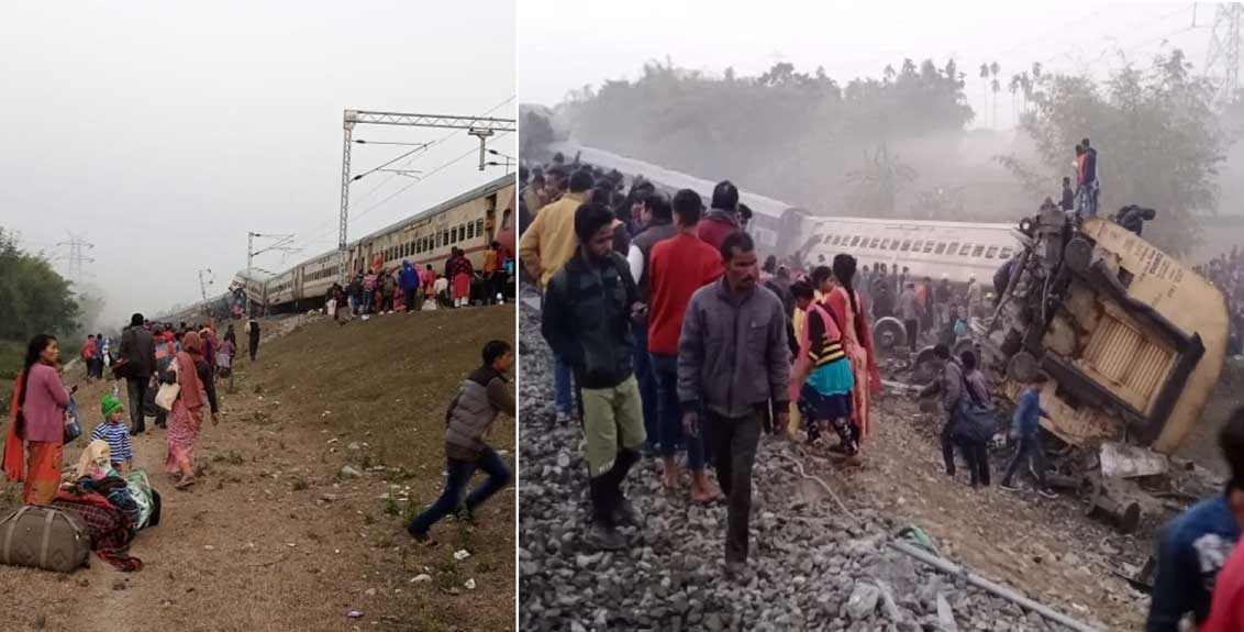 Guwahati-Bikaner Express derailed