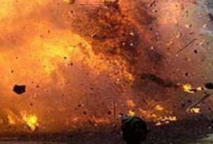bomb blast near mosque in peshawar of pakistan