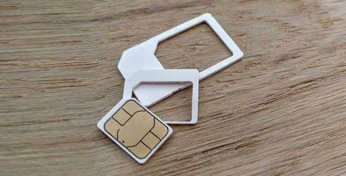 know why sim card is cut off from one side?