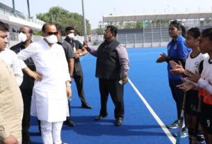 Inauguration of Hockey Training Center by Deputy Chief Minister Ajit Pawar