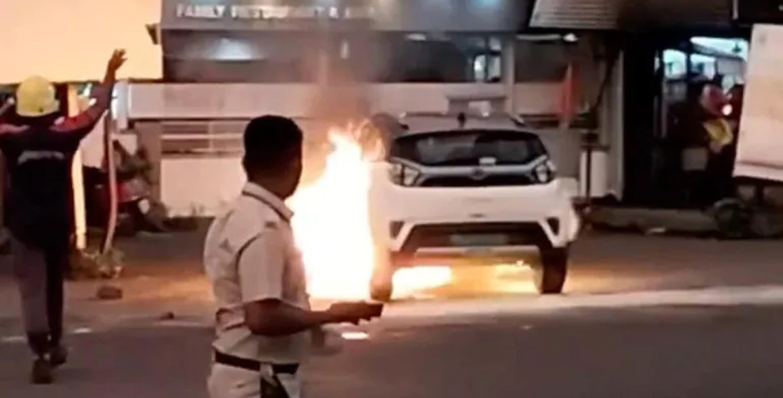 Tata Nexon EV Catches Fire in Mumbai