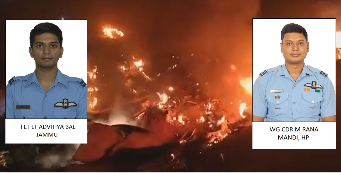 INDIAN AIR FORCE FIGHTER PLANE MIG CRASH IN BARMER