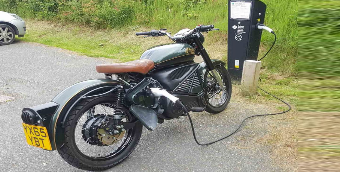 Royal Enfield Photon electric motorcycle with 160km range