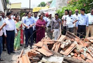 Central team inspected damaged villages; Learned about the problems of the villagers