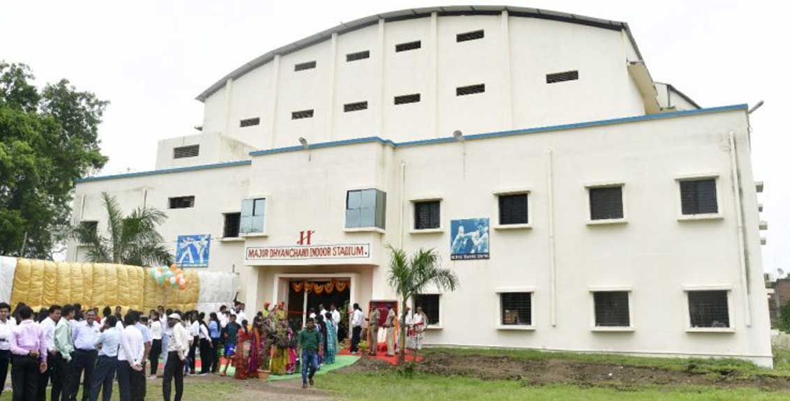 Inauguration of Major Dhyan Chand Stadium of Sri Hanuman Vyamya Prasarak Mandal