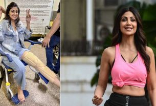 Shilpa Shetty suffers a leg injury