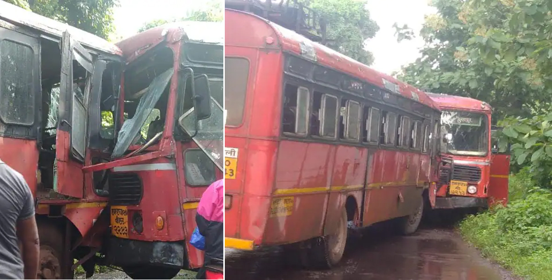Two buses collide head-on in Dapoli