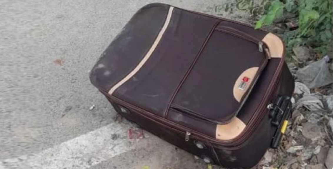 Found womens body in the suitcase when opened