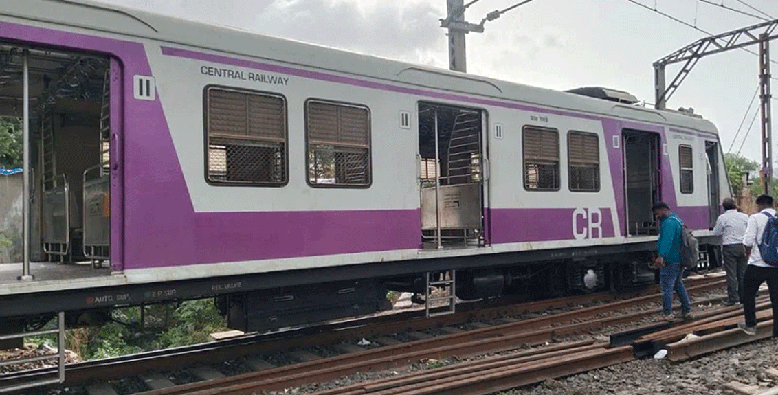 local coach derailed at ambernath station central railway is disrupted