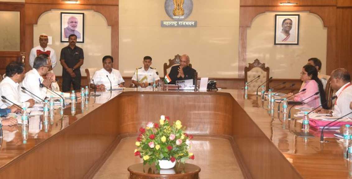 Governor Bais reviews progress of Public Health schemes in Maharashtra