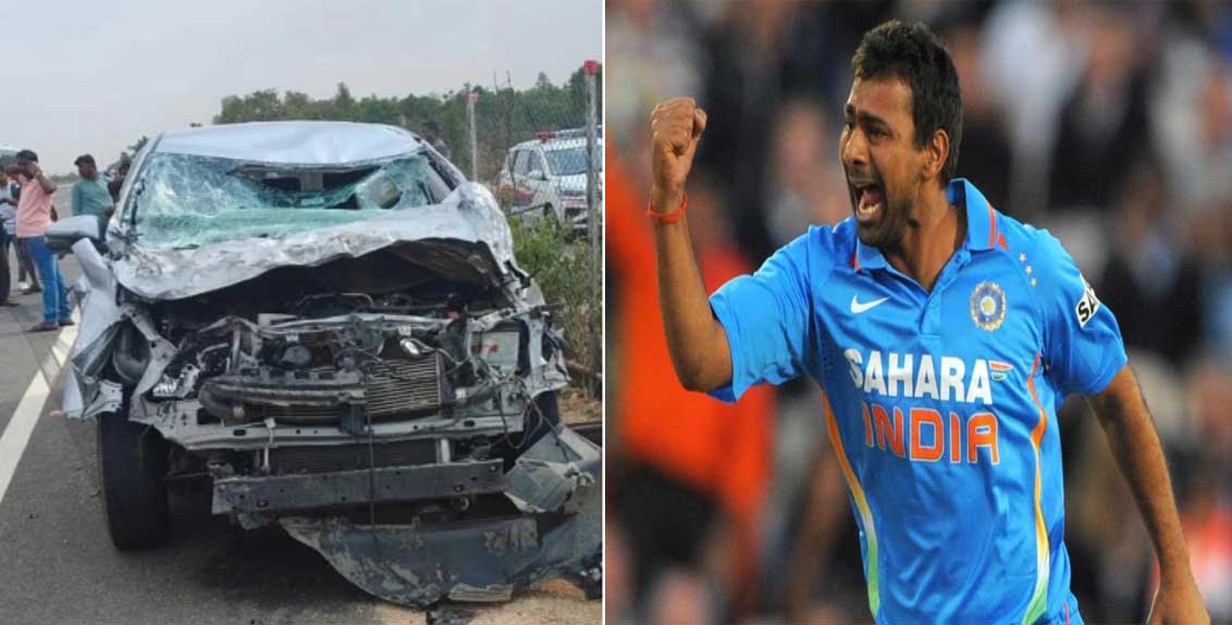 Cricketer Praveen Kumar's car accident