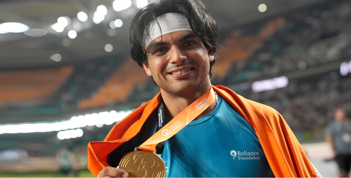 First ever gold for india, neeraj chopra at World Athletics Championship