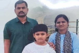 Suicide of a teacher by brutally killing his wife and son