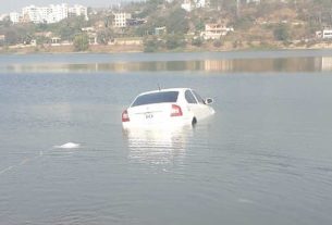 Pune: Body of a person found in a submerged car in Manas Lake