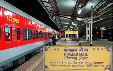 fire rumour in punjab mail passengers jumped from moving train