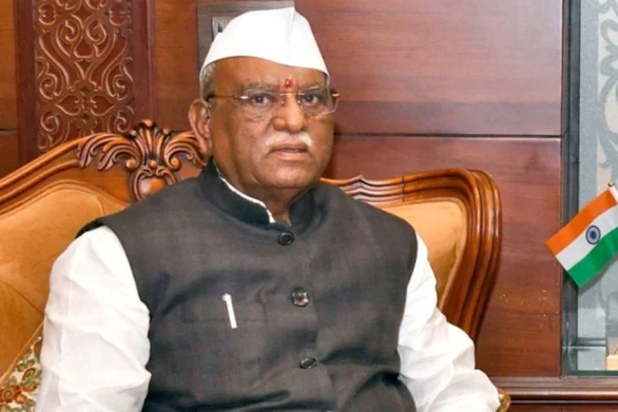 Rajasthan Governor Haribhau Bagade discussing controversial statement about castration for rapists during a public event.