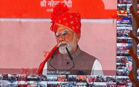 Prime Minister Narendra Modi inaugurated 103 railway stations in the country and 15 in the state