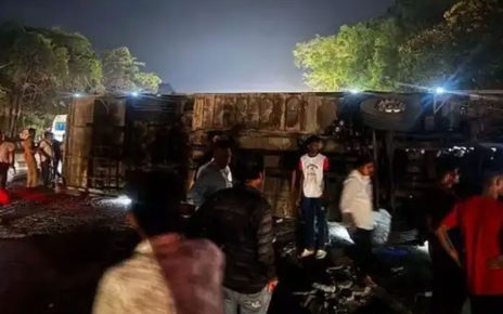 Mumbai Goa Highway Bus Accident At Karnala, Two died, more than 30 injured